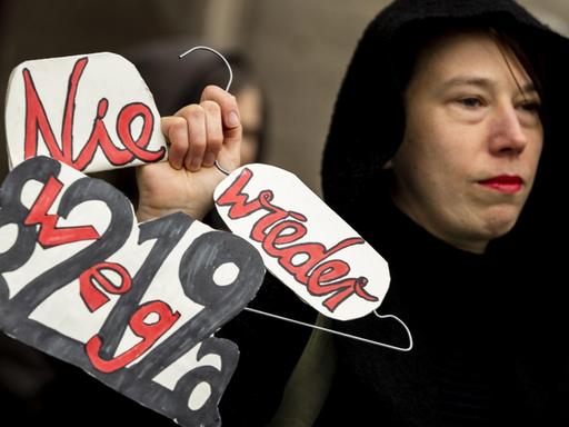 Demonstration gegen den Paragraph 219a im Januar 2019 in Berlin