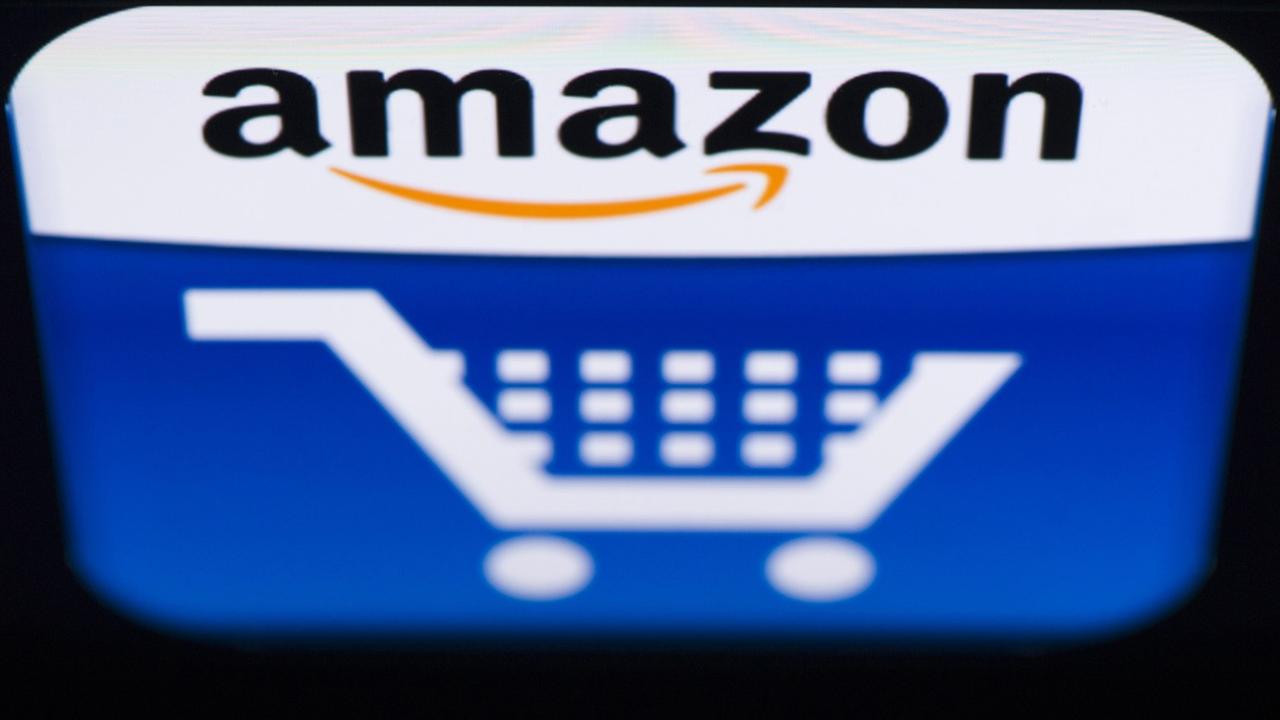 Amazon-Symbol auf einem iPad Amazon-Symbol auf einem iPad