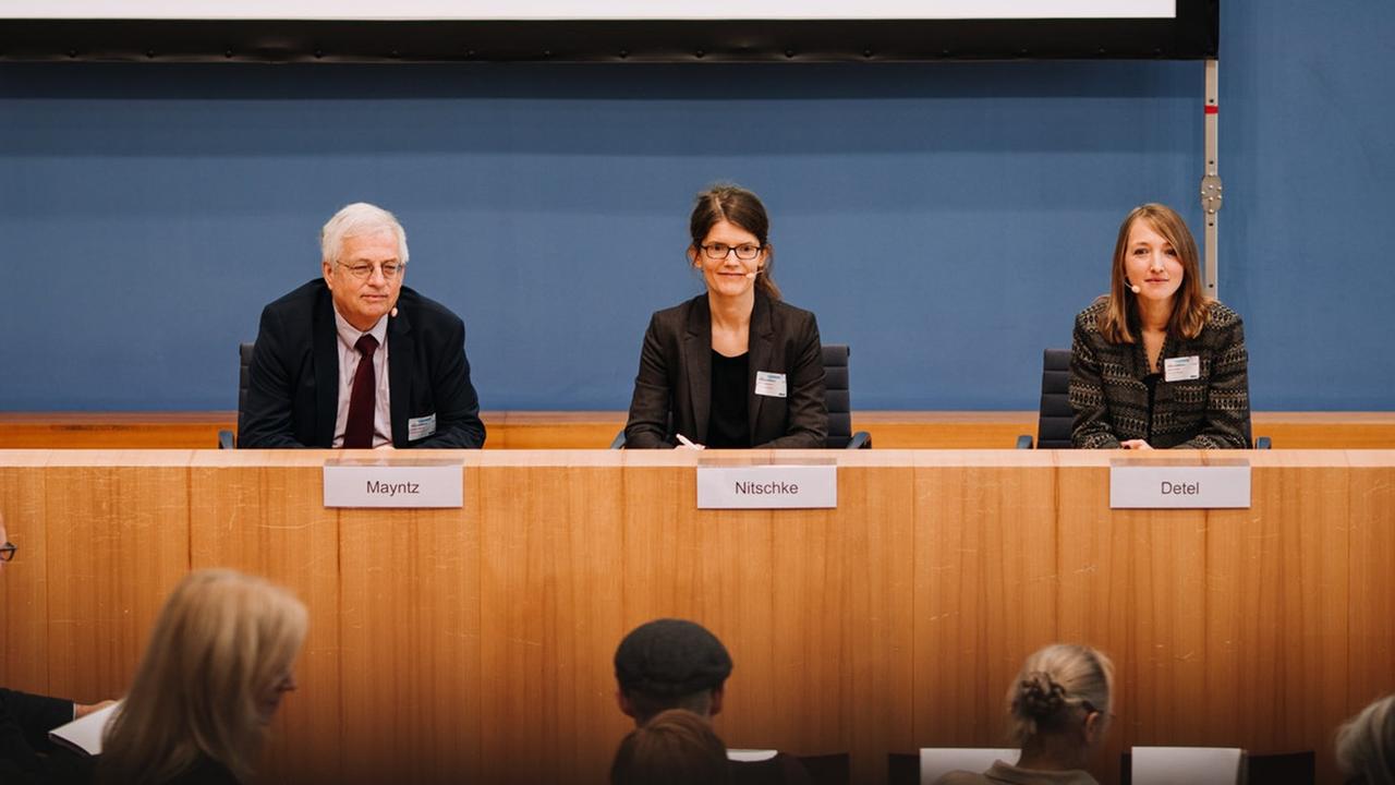 Diskussions-Panel bei den Formaten des Politischen