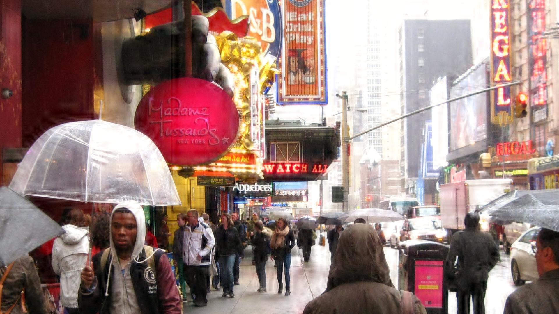 New York City im Regen New York City im Regen