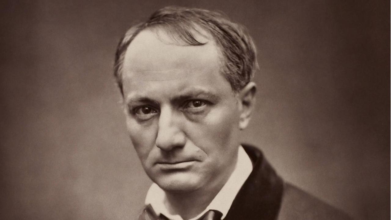 Der französische Schriftsteller Charles Baudelaire (1821-1867)