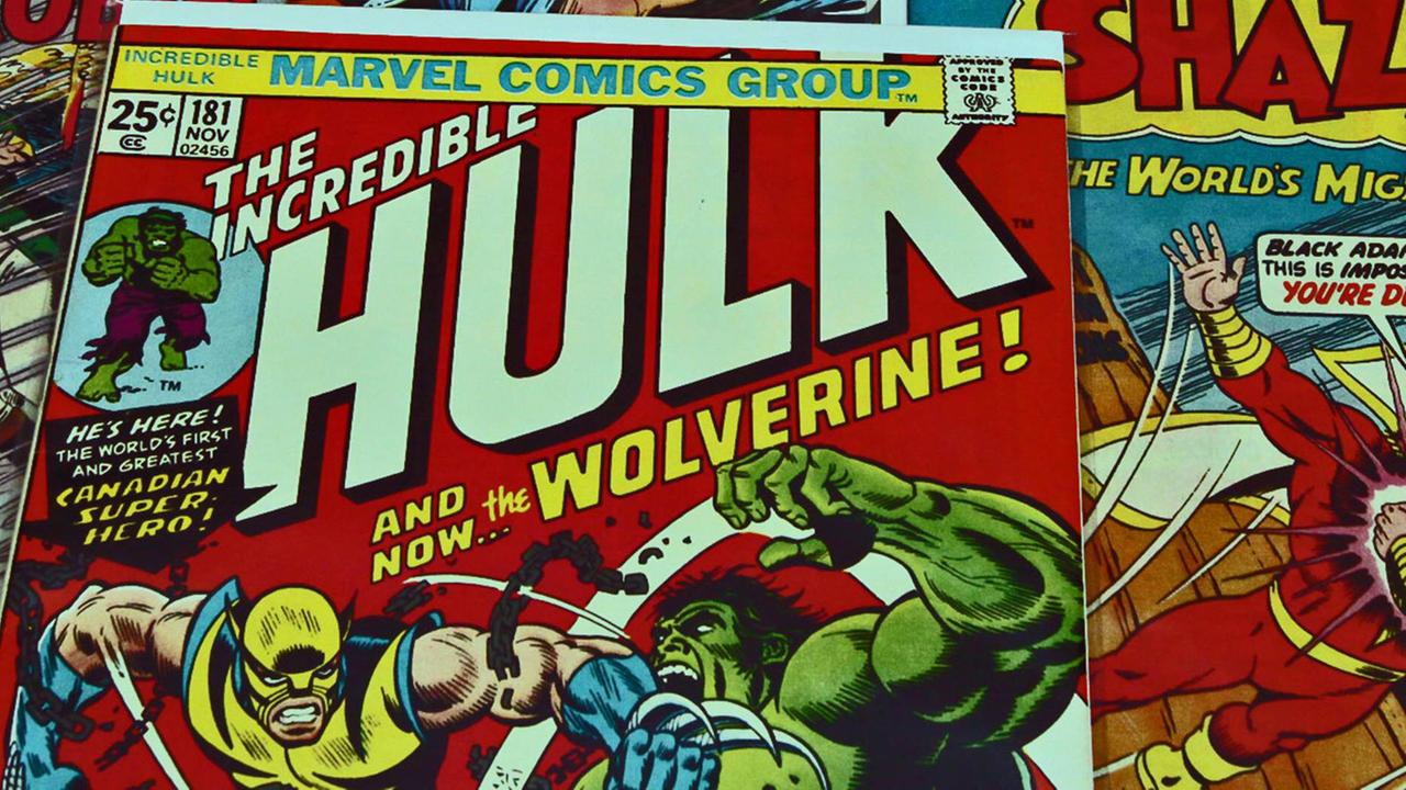 Cover der Comic-Reihe "The Incredible Hulk" von Marvel Comics zeigt die Superhelden Wolverine und Hulk. Cover der Comic-Reihe "The Incredible Hulk" von Marvel Comics zeigt die Superhelden Wolverine und Hulk.