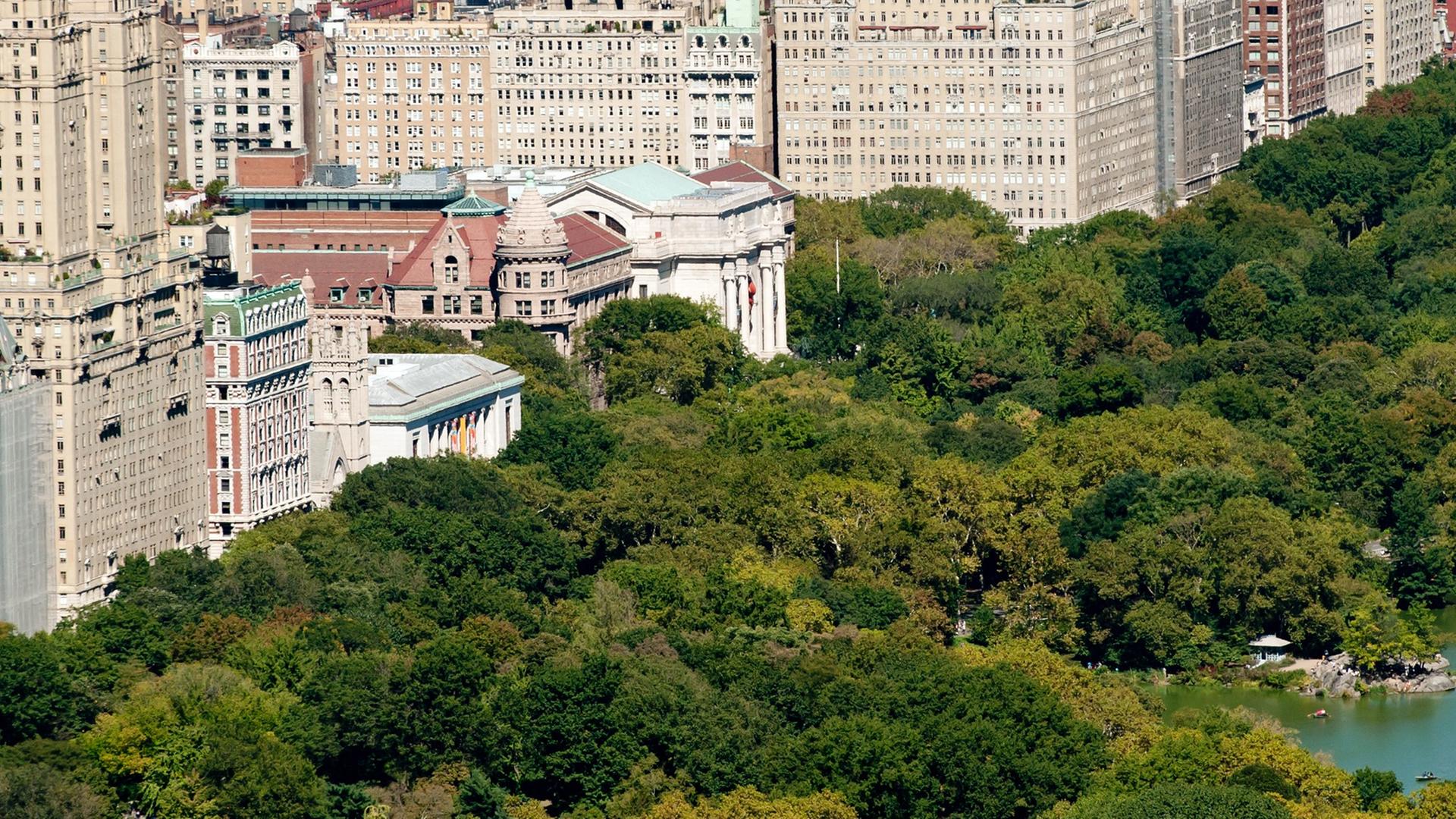 Häuser in New York am Central Park Häuser in New York am Central Park
