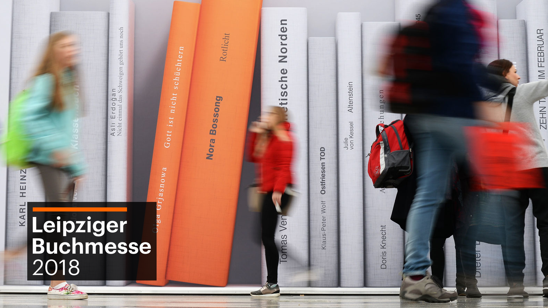 Zur Leipziger Buchmesse 2018 werden etwa 2600 Aussteller erwartet. Zur Leipziger Buchmesse 2018 werden etwa 2600 Aussteller erwartet.