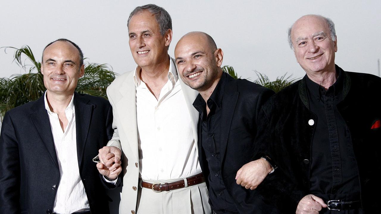 Philippe Val (l) und Daniel Leconte (2 v.l.) Philippe Val (l) und Daniel Leconte (2 v.l.)