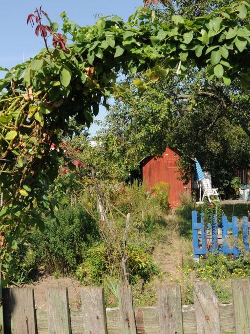 Der deutsche Stadtmensch liebt seinen Schrebergarten.