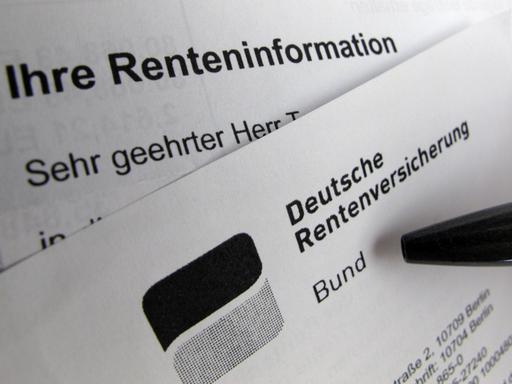 Ein Schreiben der Deutschen Rentenversicherung.