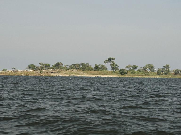 Der Victoria-See in Uganda