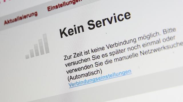 Anschlüsse der Telekom sind zurzeit von massiven Störungen betroffen. Auf einer Konfigurationsseite eines mobilen LTE-Telekom-Routers mit einem Mobilfunkvertrag der Deutschen Telekom ist am 11.06.2016 in Hamburg "Kein Service" zu lesen.