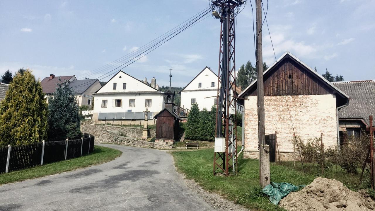 Das Dorf Václavov.