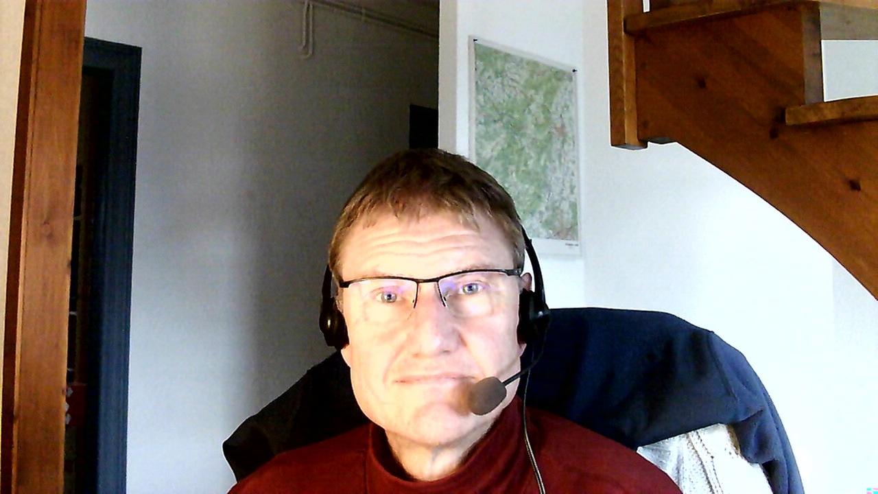 Christopher Schlier, Intensivmediziner am Krankenhaus Louis Pasteur in Colmar im Online-Interview mit dem Deutschlandfunk Christopher Schlier, Intensivmediziner am Krankenhaus Louis Pasteur in Colmar im Online-Interview mit dem Deutschlandfunk