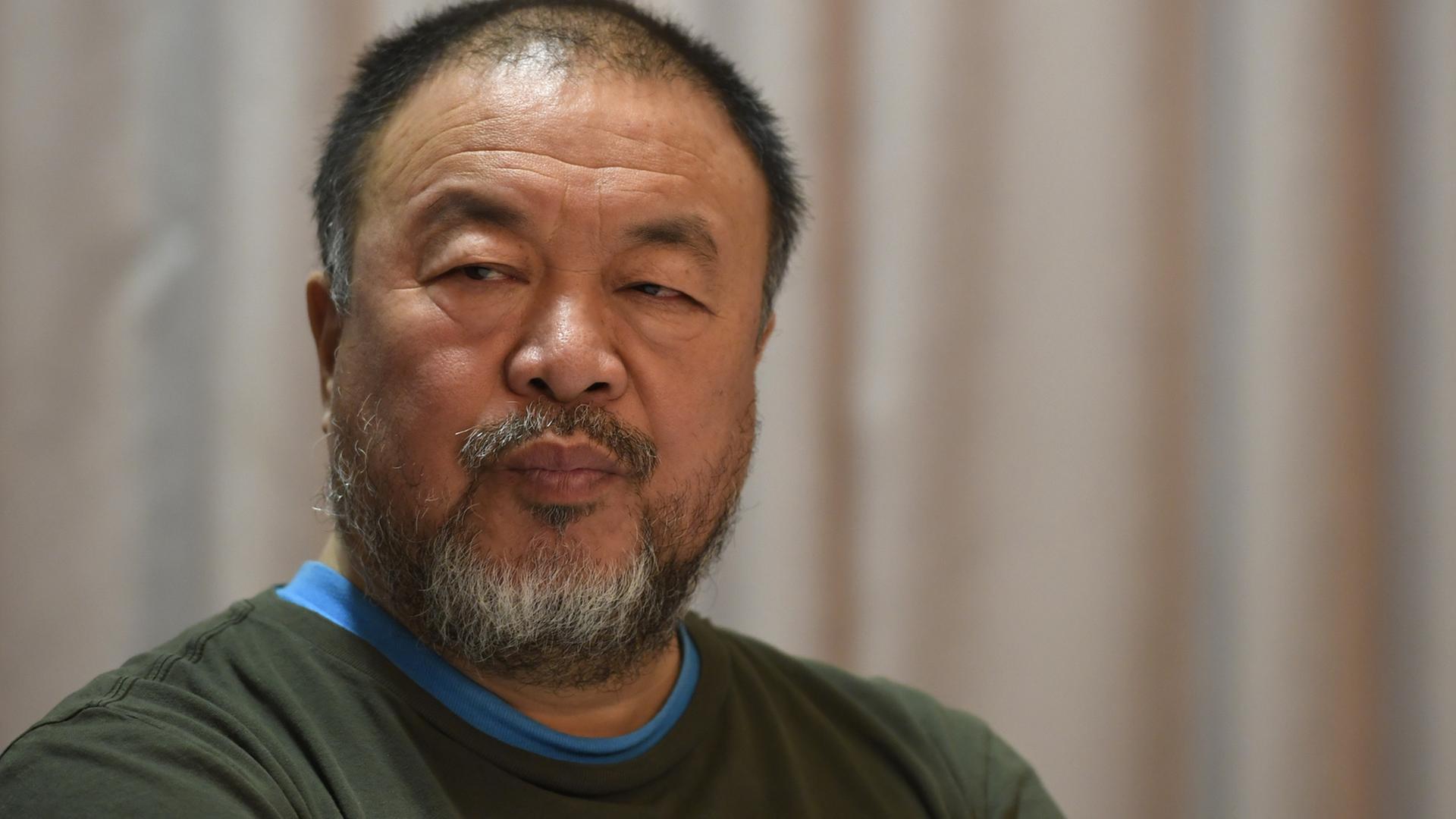 Der chinesische Künstler Ai Weiwei im Dezember 2017 Der chinesische Künstler Ai Weiwei im Dezember 2017