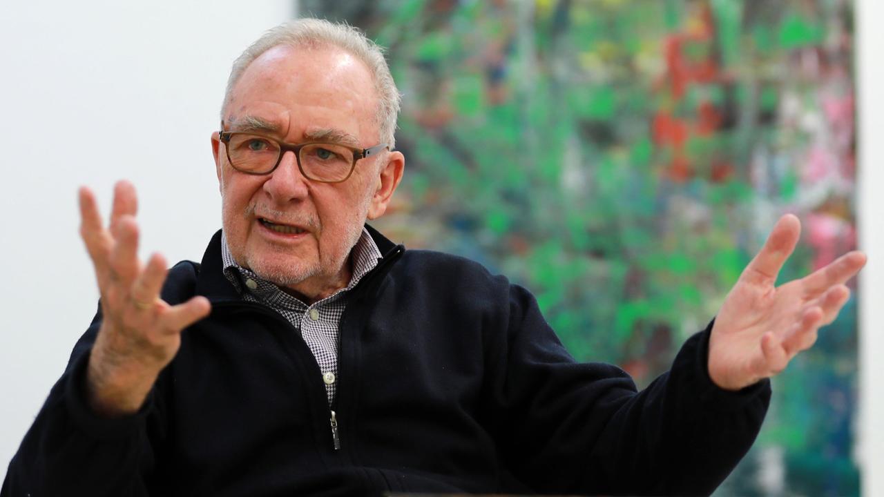 Der Künstler Gerhard Richter am 19. Oktober 2016 in Köln in seinem Atelier Der Künstler Gerhard Richter am 19. Oktober 2016 in Köln in seinem Atelier