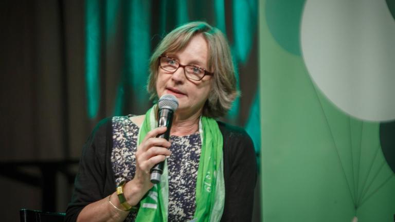 Die Journalistin und Literaturwissenschaftlerin Elisabeth von Thadden auf dem 37. Deutschen Evangelischen Kirchentag in Dortmund am 22.06.2019 Die Journalistin und Literaturwissenschaftlerin Elisabeth von Thadden auf dem 37. Deutschen Evangelischen Kirchentag in Dortmund am 22.06.2019