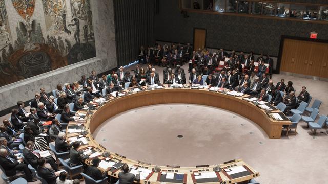 Der UNO-Sicherheitsrat in New York während einer Sitzung im September 2014.