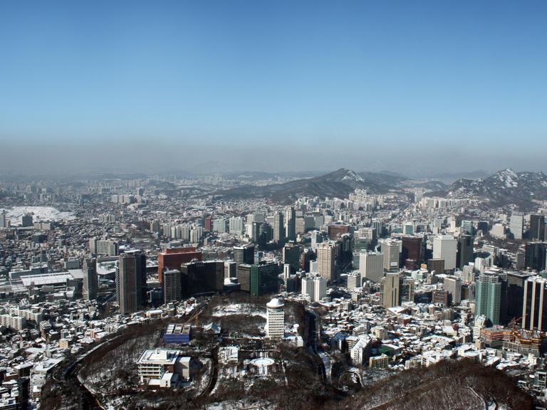 Stadtpanorama von Seoul