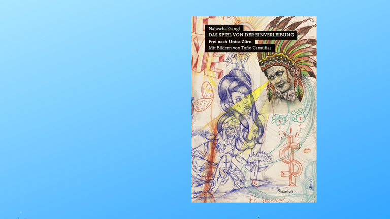 Das Buchcover Natascha Gangl: „Das Spiel von der Einverleibung - Frei nach Unica Zürn“ Das Buchcover Natascha Gangl: „Das Spiel von der Einverleibung - Frei nach Unica Zürn“