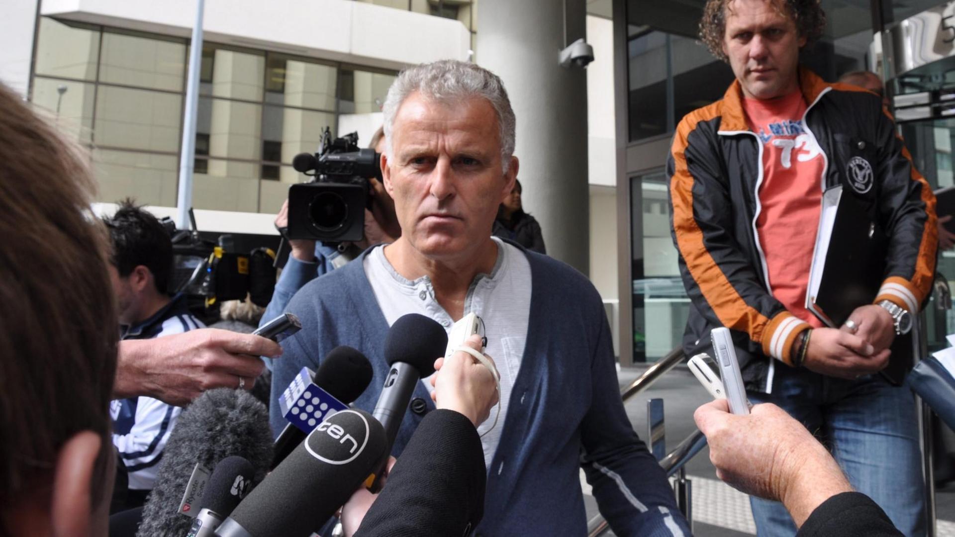 Der prominente niederländische Crime-Reporter Peter de Vries 2010 im australischen Perth Der prominente niederländische Crime-Reporter Peter de Vries 2010 im australischen Perth