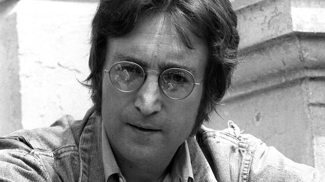 Musik-Legende John Lennon in Cannes am 17.5.1971