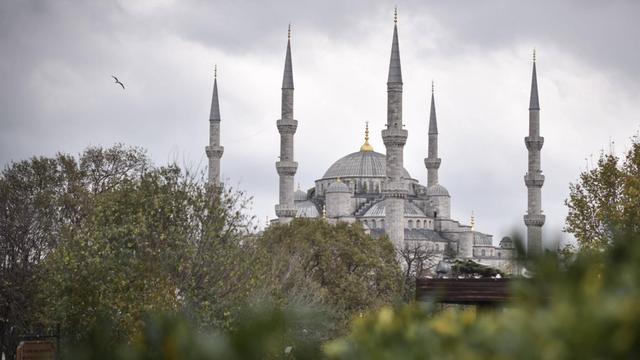 Die Sultan-Ahmed-Moschee (Blaue Moschee) in Istanbul