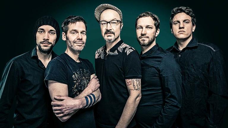 Die fünf Musiker der ostwestfälischen Band Franqee Die fünf Musiker der ostwestfälischen Band Franqee