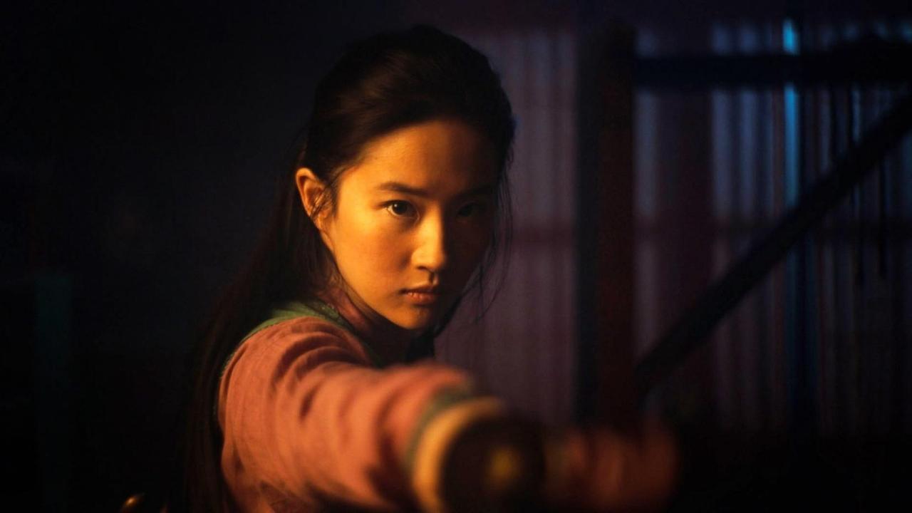 Bild aus dem Disneyfilm "Mulan": die Schauspielerin Liu Yifei. Bild aus dem Disneyfilm "Mulan": die Schauspielerin Liu Yifei.