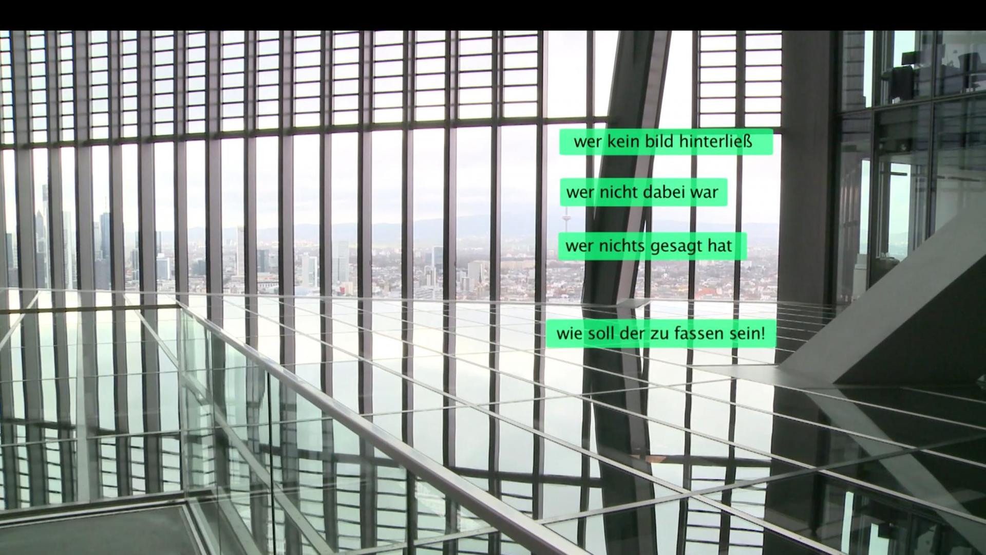 Korpys/Löffler, Verwisch die Spuren, 2016, Videostill, Courtesy by the artists and Meyer Riegger Berlin/Karlsruhe © (Korpys/Löffler) VG BILD-KUNST Bonn, 2018 (www.bildkunst.de) /// Im Rahmen der Ausstellung „Korpys/Löffler ‐ Personen, Institutionen, Objekte, Sachen“ HMKV im Dortmunder U, 26. Mai – 23. September 2018 Korpys/Löffler, Verwisch die Spuren, 2016, Videostill, Courtesy by the artists and Meyer Riegger Berlin/Karlsruhe © (Korpys/Löffler) VG BILD-KUNST Bonn, 2018 (www.bildkunst.de) /// Im Rahmen der Ausstellung „Korpys/Löffler ‐ Personen, Institutionen, Objekte, Sachen“ HMKV im Dortmunder U, 26. Mai – 23. September 2018
