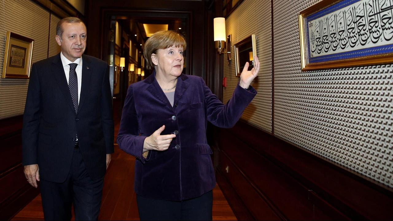 Angela Merkel und der türkische Präsident Recep Tayyip Erdogan in Ankara. Angela Merkel und der türkische Präsident Recep Tayyip Erdogan in Ankara.