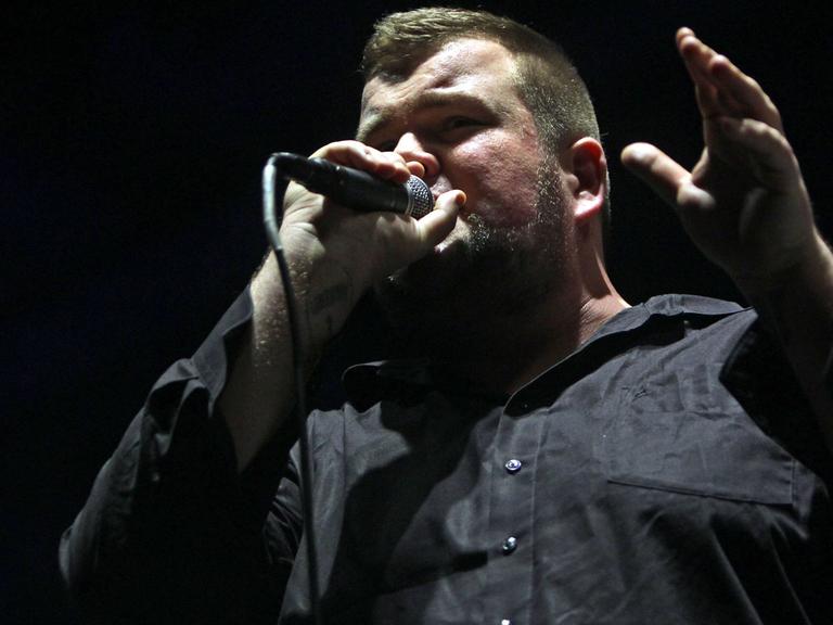Jan "Monchi" Gorkow von der Punkband Feine Sahne Fischfilet