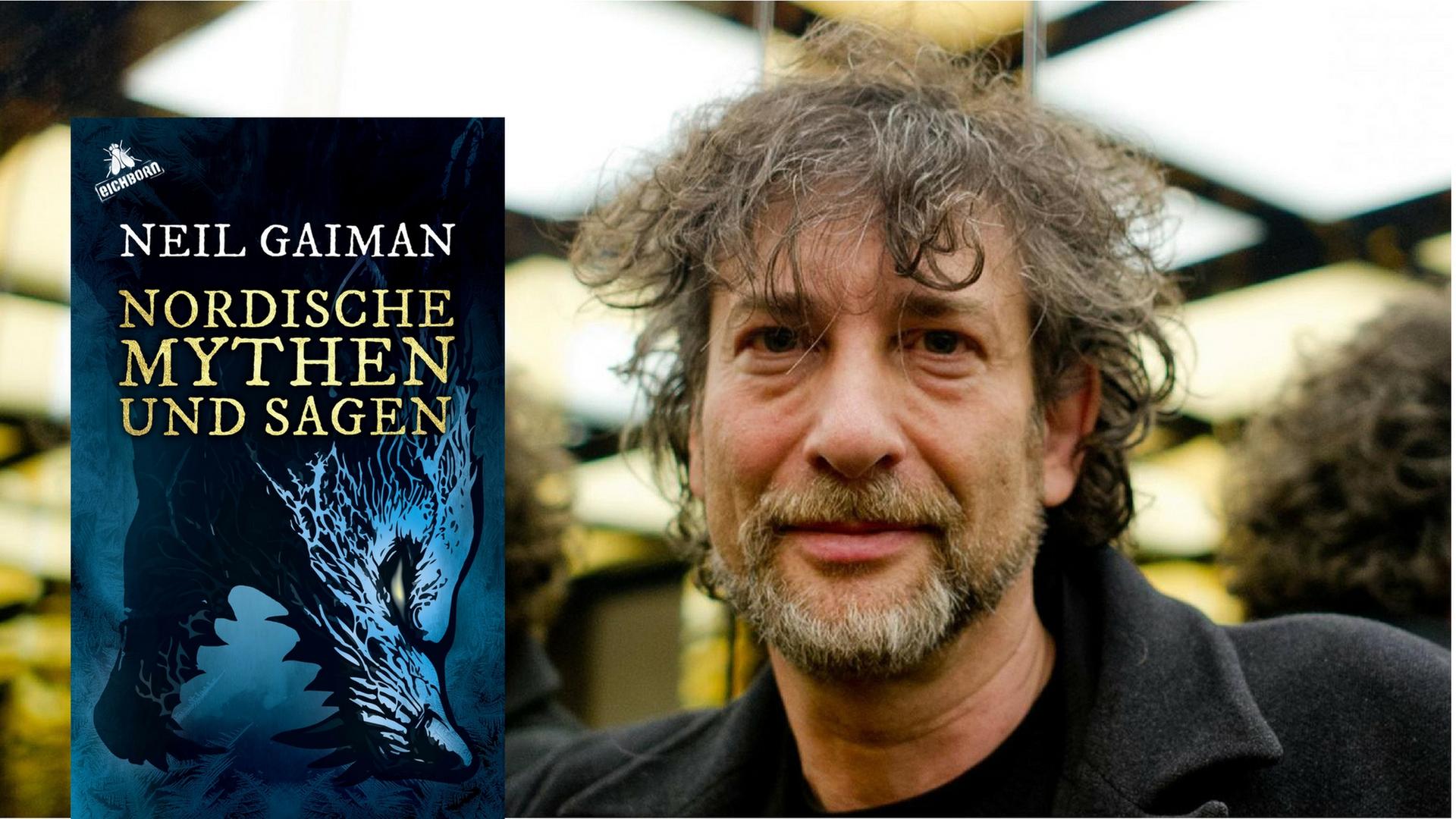 Der britische Fantasyautor Neill Gaiman und sein Buch "Nordische Mythen und Sagen" Der britische Fantasyautor Neill Gaiman und sein Buch "Nordische Mythen und Sagen"