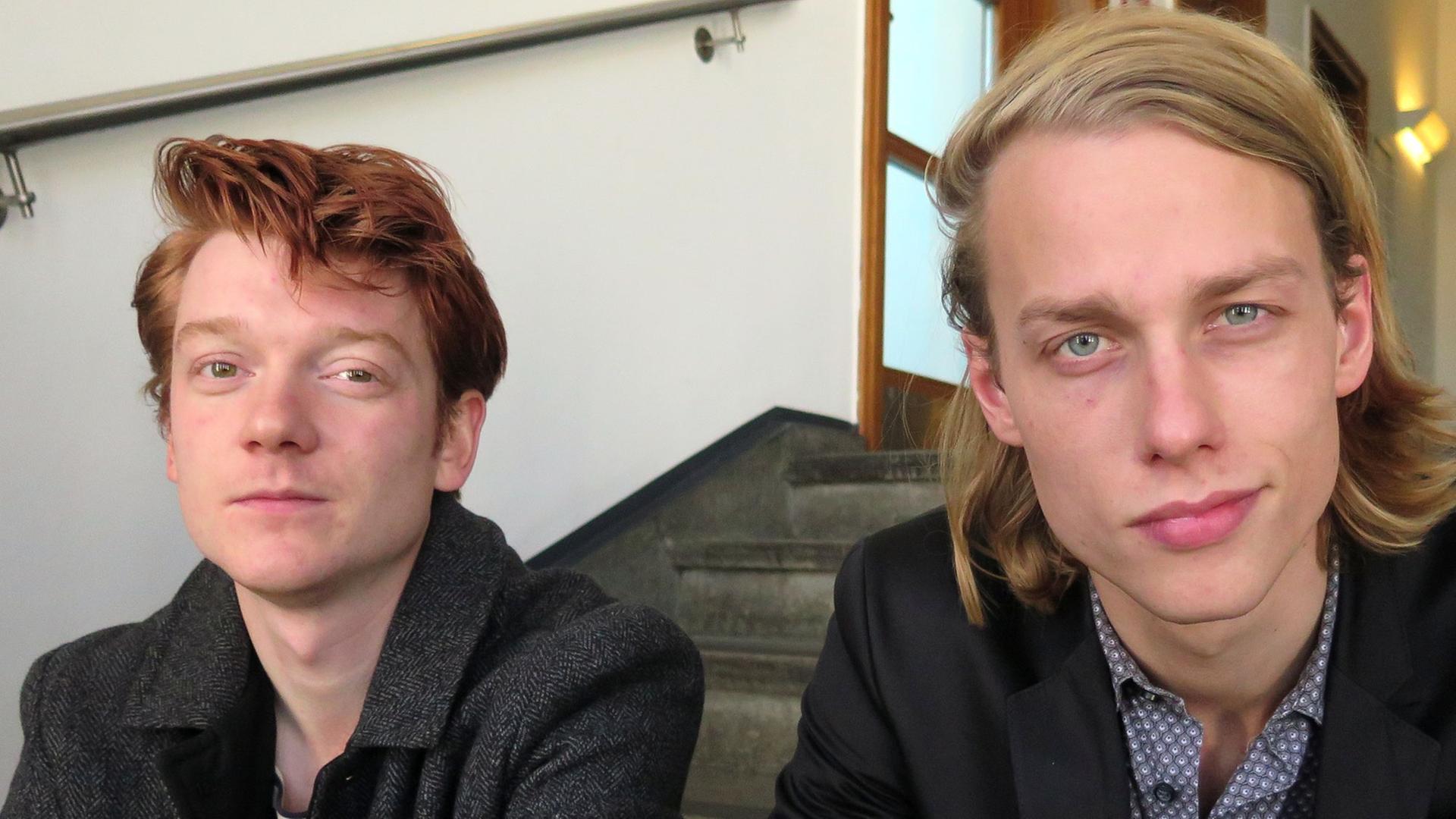 Paul Pötsch und Tammo Kasper von der Band Trümmer Paul Pötsch und Tammo Kasper von der Band Trümmer