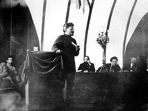Leo Trotzki in Moskau, 1921 Leo Trotzki in Moskau, 1921