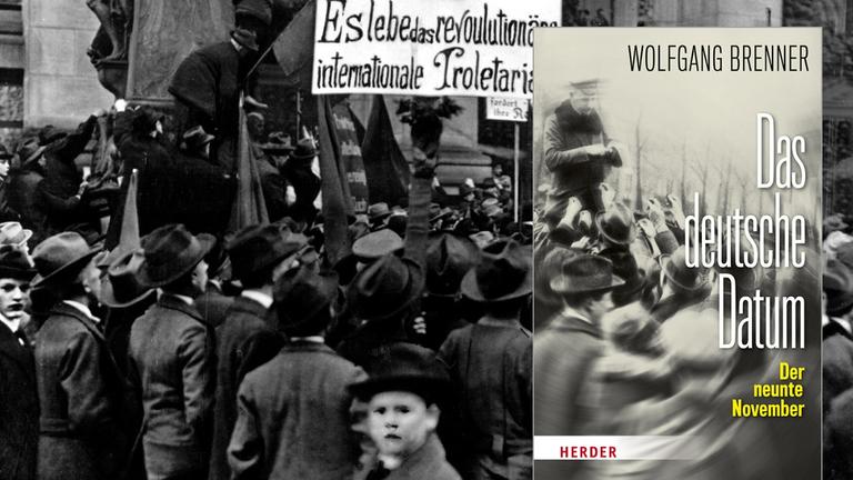 Sturz des Kaiserreichs: Demonstration junger Arbeiter vor dem Abgeordnetenhaus in Berlin am 9. November 1918.