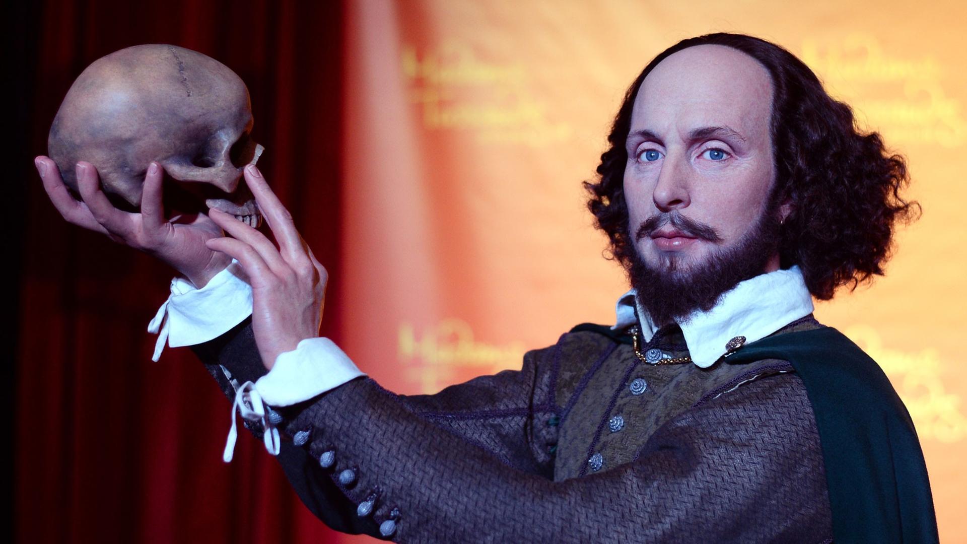 William Shakespeare als Wachsfigur William Shakespeare als Wachsfigur