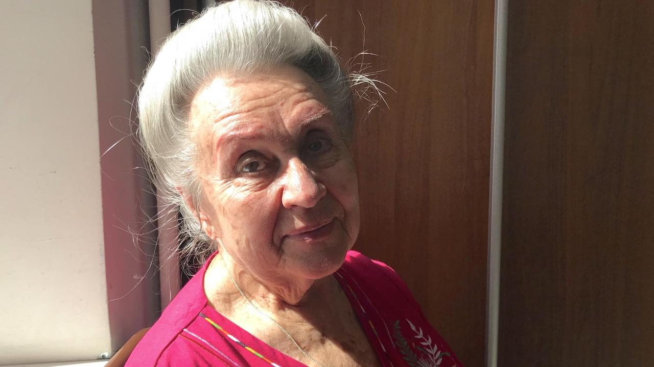 Porträt von Galina Andrejewna Kapustina, die Witwe des Piloten Porträt von Galina Andrejewna Kapustina, die Witwe des Piloten