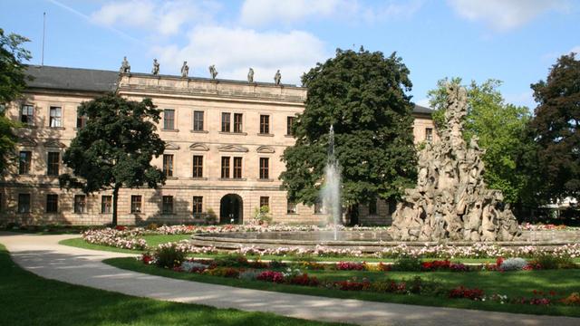 Das Schloss der Friedrich-Alexander-Universität in Erlangen-Nürnberg