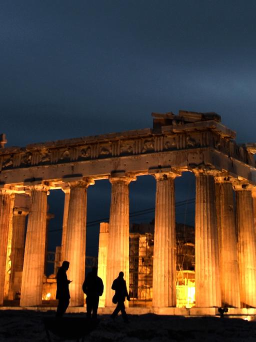 Wahrzeichen Griechenlands: Der Parthenon auf der Athener Akropolis.