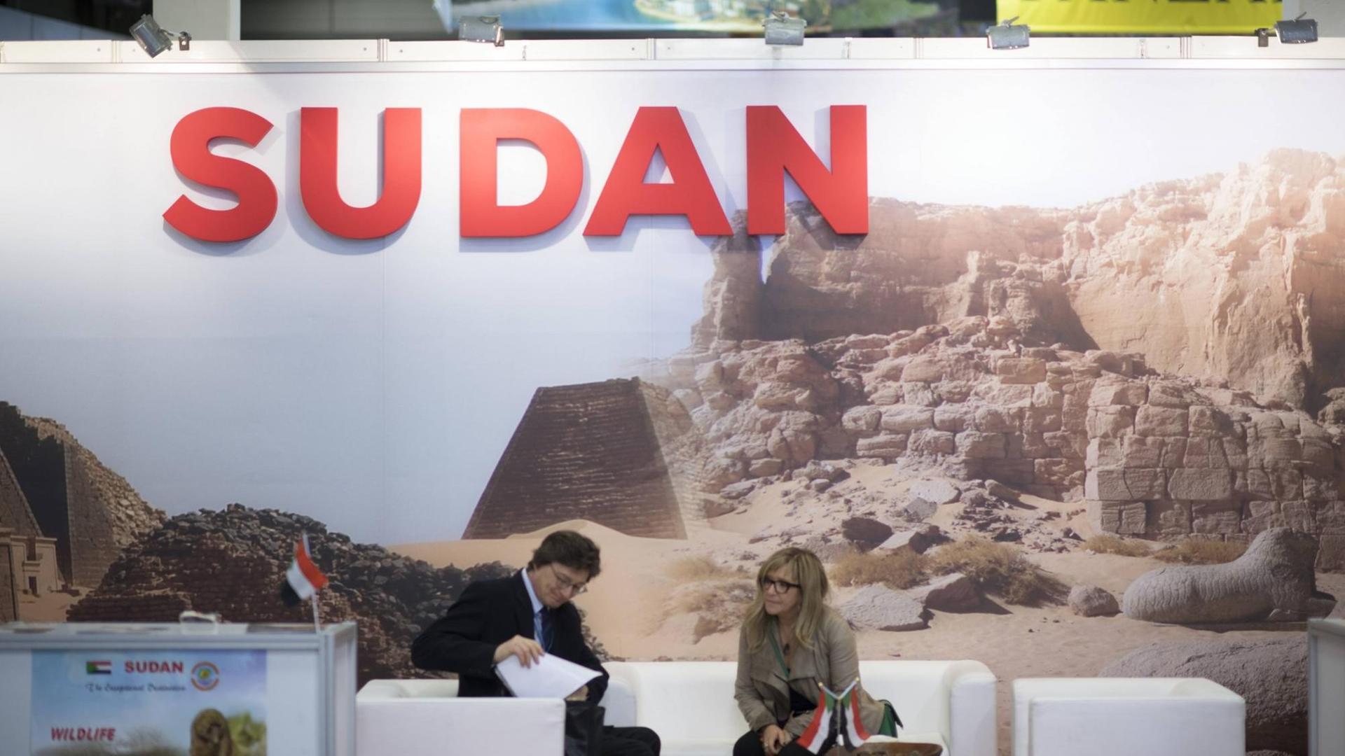 Stand des Staates Sudan auf der ITB in Berlin Stand des Staates Sudan auf der ITB in Berlin