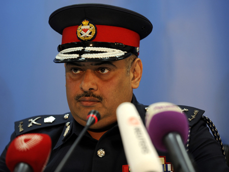 Generalmajo Tariq Hassan, Polizeichef von Bahrain Generalmajo Tariq Hassan, Polizeichef von Bahrain