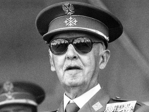Der spanische Diktator General Francisco Franco am 26.05.1974 in Madrid