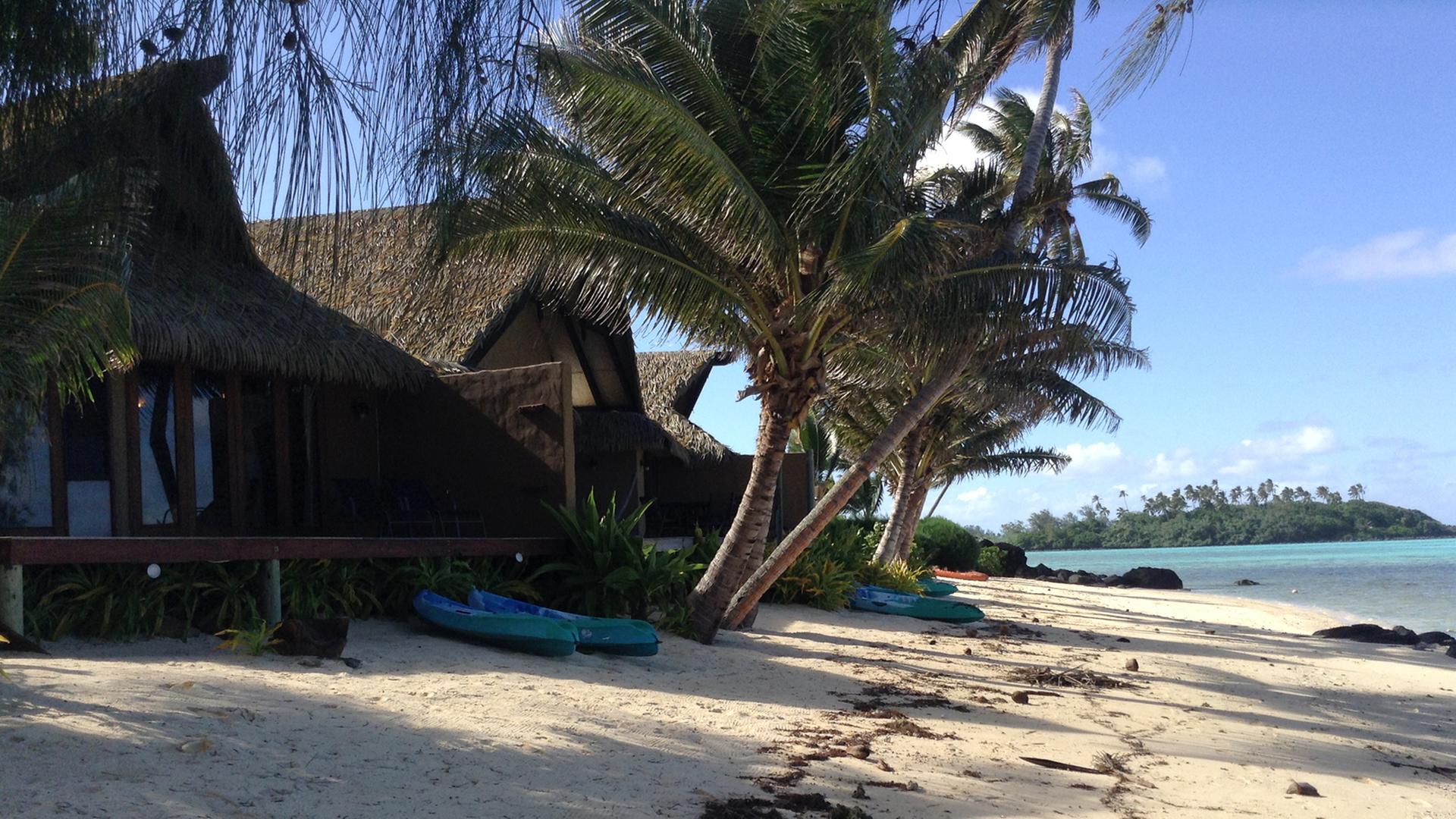 Der Rarotonga Muri Beach auf Cook Island. Der Rarotonga Muri Beach auf Cook Island.