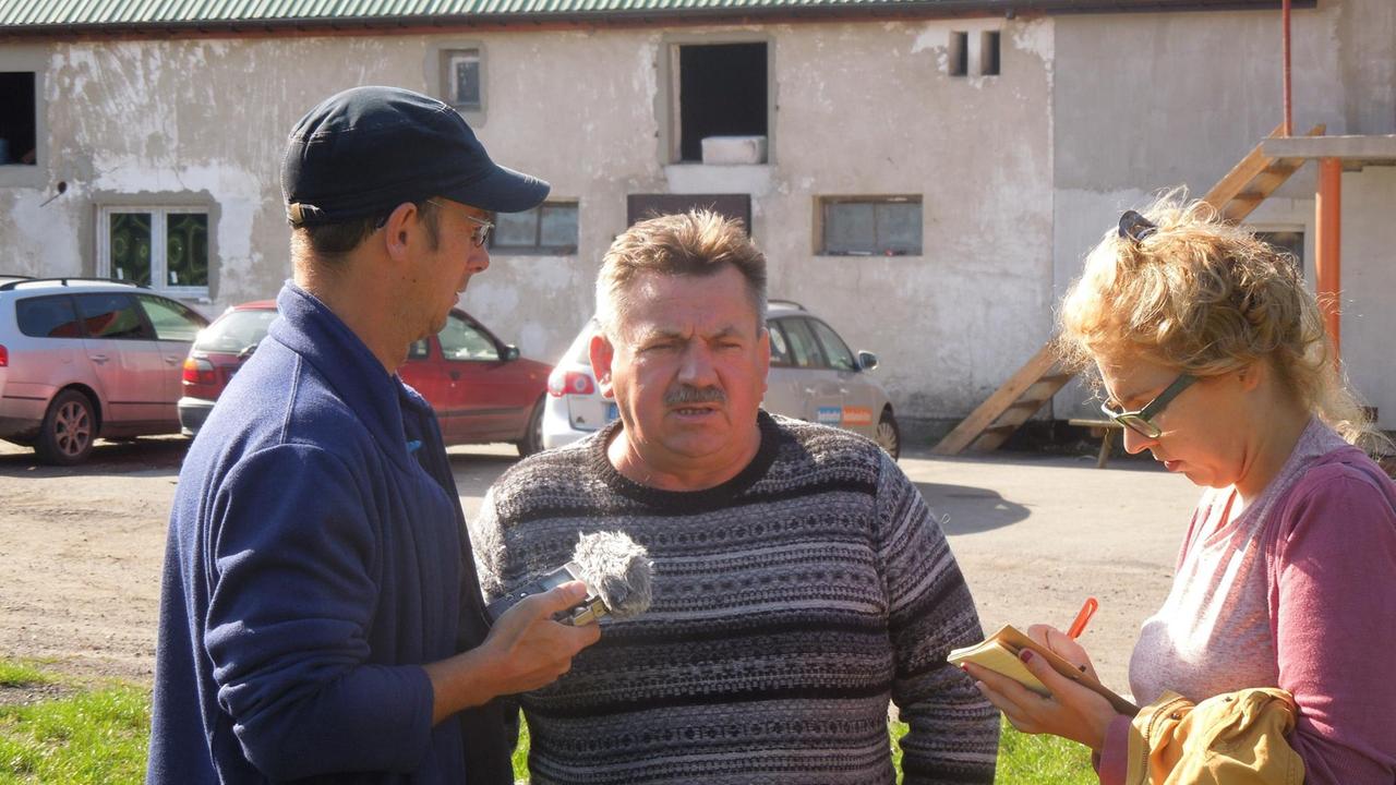 Bauernführer Kosmal im Interview. Bauernführer Kosmal im Interview.