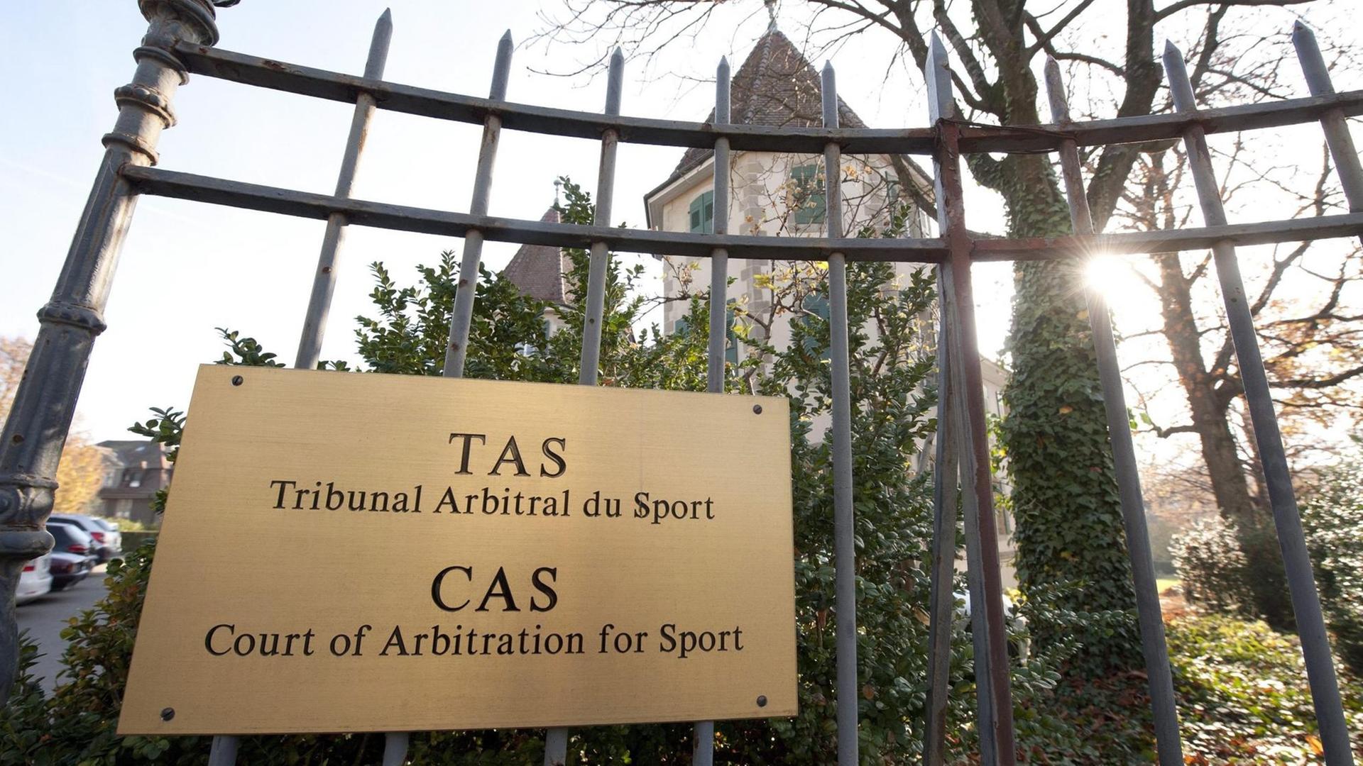Der Internationale Sportgerichtshof (CAS) in Lausanne Der Internationale Sportgerichtshof (CAS) in Lausanne