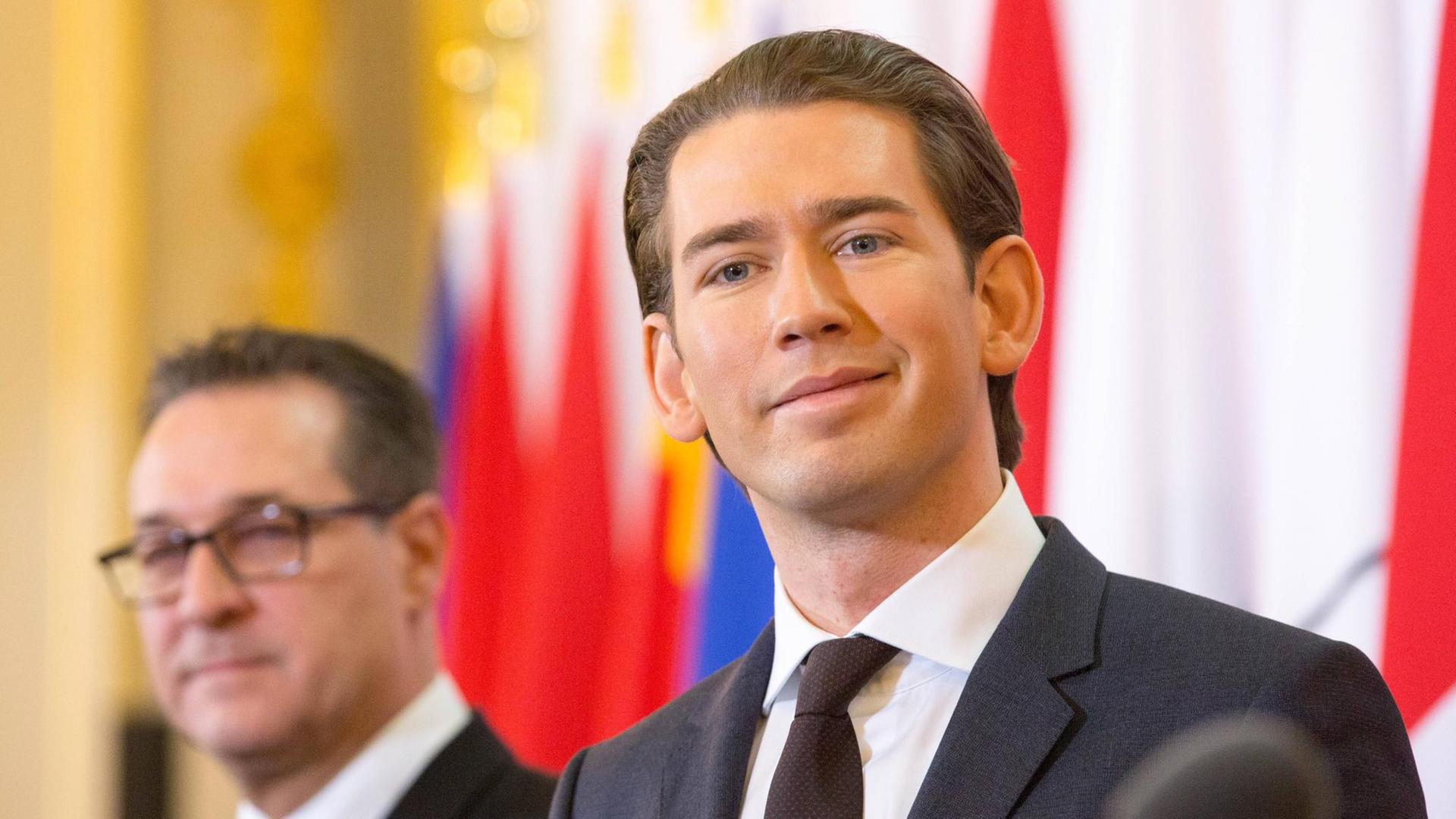 Bundeskanzler Sebastian Kurz und Vizekanzler Heinz-Christian Strache Bundeskanzler Sebastian Kurz und Vizekanzler Heinz-Christian Strache