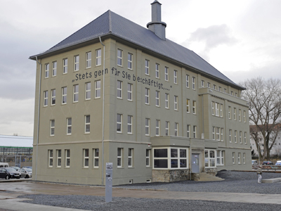 Die Erinnerungsstätte "Die Ofenbauer von Auschwitz" im ehemaligen Firmengebäude von Topf & Söhne in Erfurt Die Erinnerungsstätte "Die Ofenbauer von Auschwitz" im ehemaligen Firmengebäude von Topf & Söhne in Erfurt