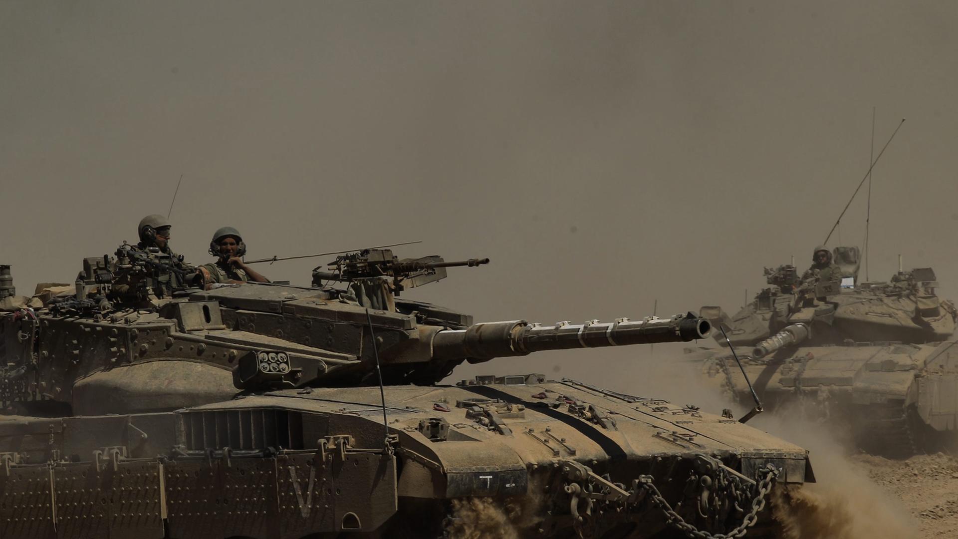 Panzer der israelischen Armee Panzer der israelischen Armee