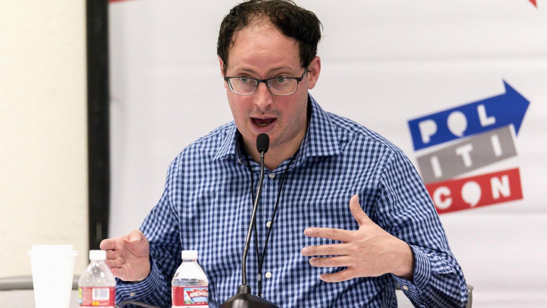 Der Firmengründer Nate Silver, FiveThiryEight, in Pasadena, Kalifornien am 25. Juni 2016. Der Firmengründer Nate Silver, FiveThiryEight, in Pasadena, Kalifornien am 25. Juni 2016.