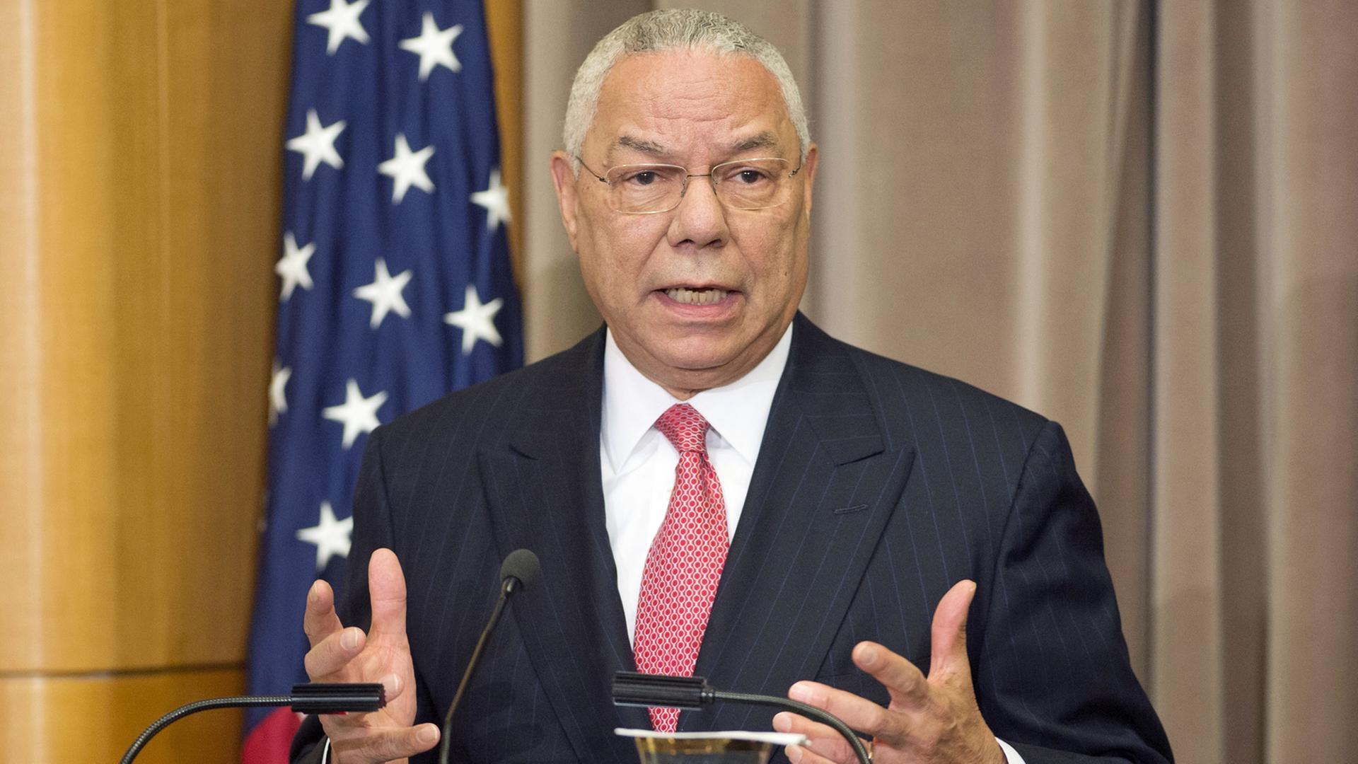 Colin Powell im September 2014. Colin Powell im September 2014.