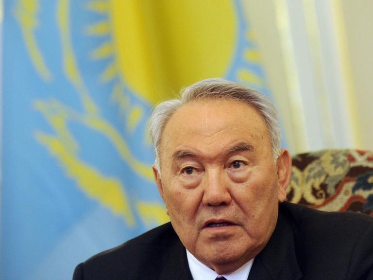Kasachischer Präsident Nursultan Nazarbayev im Oktober 2012.