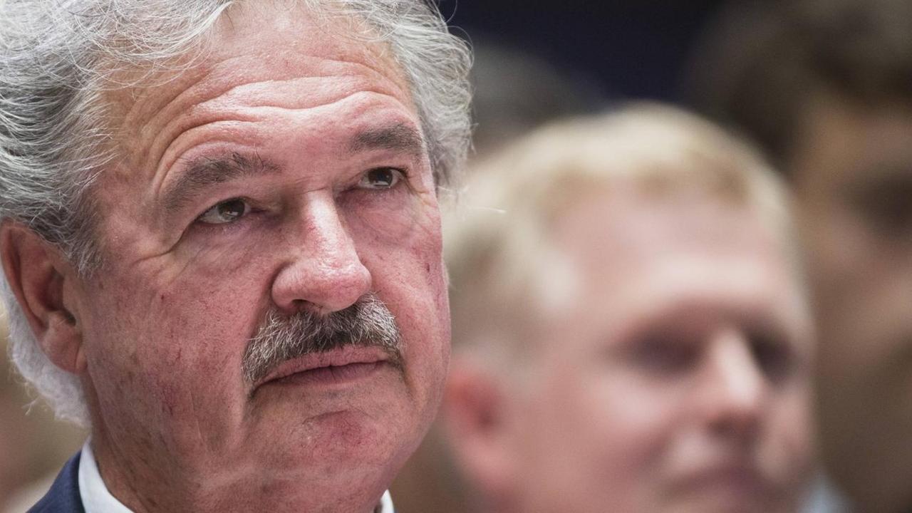 Luxemburgs Außenminister Jean Asselborn bei einer Veranstaltung im Willy-Brandt-Haus in Berlin. Luxemburgs Außenminister Jean Asselborn bei einer Veranstaltung im Willy-Brandt-Haus in Berlin.